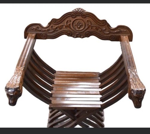 Hall chair with carvings - hall,