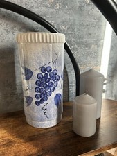 Wine Cooler Hand Painted Blue