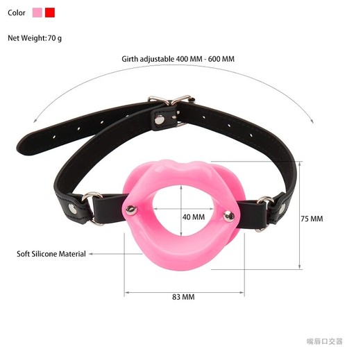 Pink ball gag - pink,