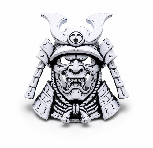 Japanese samurai oni helmet - japanese,