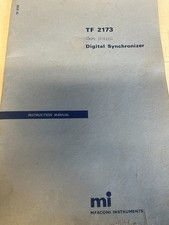 MARCONI INSTRUMENTS TF2173 DIGITAL SYNCHRONIZER INSTRUCTION MANUAL