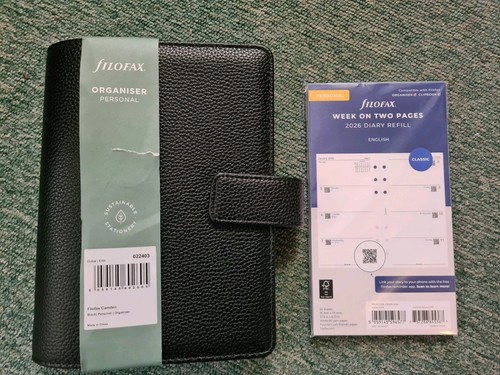 Genuine filofax camden black - filofax,