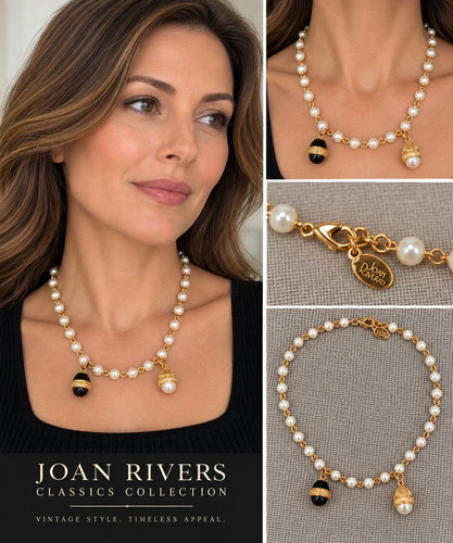Joan rivers signed necklace - signed,