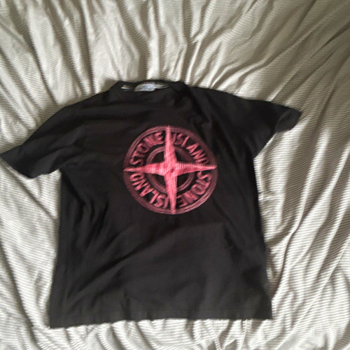 Stone island black cotton - black,