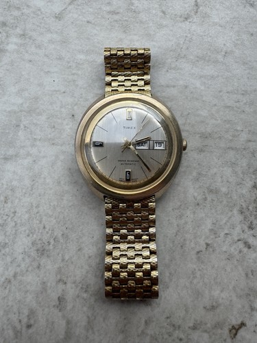 Timex automatic gold tone - timex,