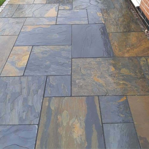 Rustic slate mixed - slate, patio