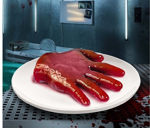 Hand jelly mould halloween - hand,