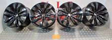 SET of 4: VOLKSWAGEN TOUAREG SUZUKA 21" 9.5J BLACK ALLOY WHEELS 760601025D