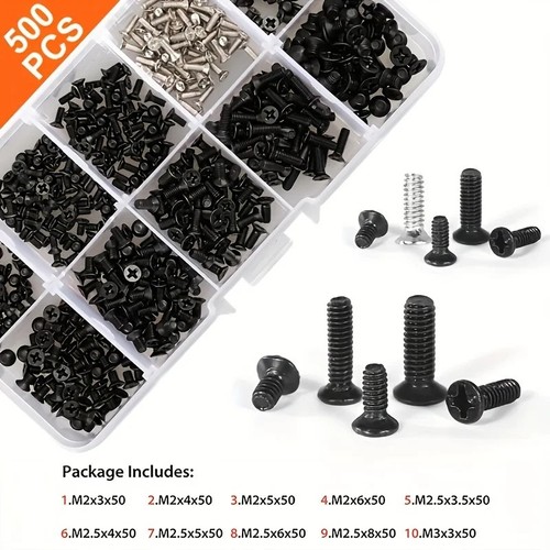 500pcs computer screw - computer, set