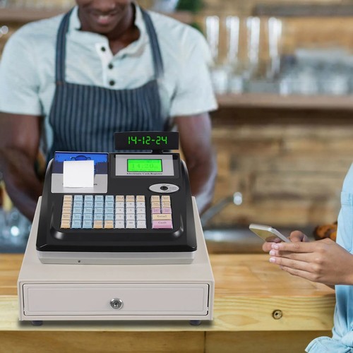 Electronic cash register shop - electronic,