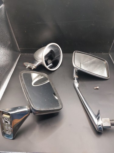 Vintage car mirrors bullet - car, mirrors,