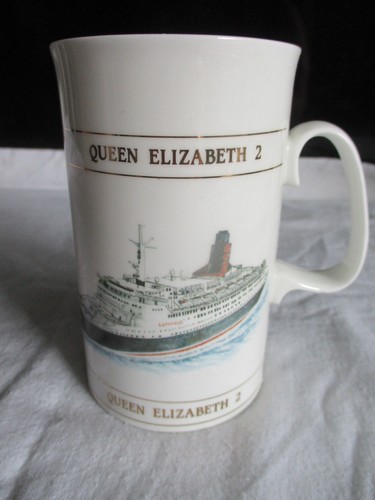Dunoon bone china mug queen - bone,