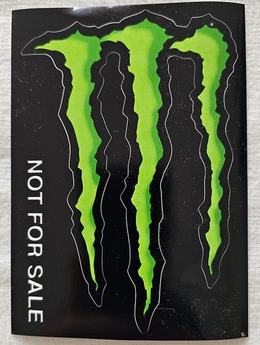Monster energy claw sticker - monster, x
