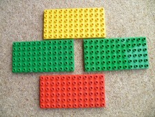 LEGO DUPLO BASE PLATES X 4 -