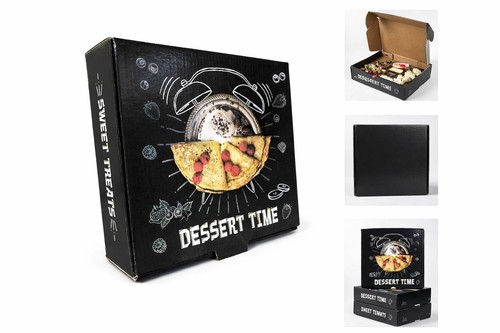 90x pizza box style dessert - 90x,