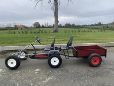 Berg go kart and trailer