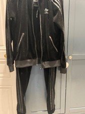 Adidas velour tracksuit womens
