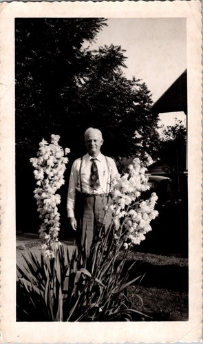 Vintage 1940s man outdoors - vintage,