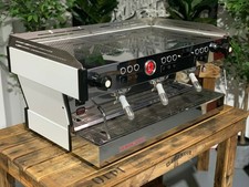 LA MARZOCCO LINEA PB 3 GROUP WHITE SILVER HANDLES ESPRESSO COFFEE MACHINE CUSTOM