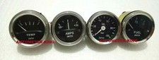 Smiths Replica 52mm 2 1/16'' Gauges Kit - Elec Temp + Oil Mech+ Fuel + amp Gaug