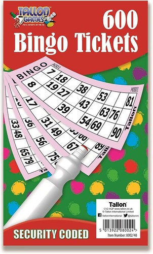 600 jumbo bingo - 600,
