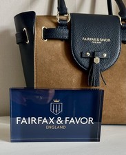 Fairfax &  Favor Resin/acrylic block Shop Display Sign stand up plaque. 