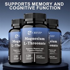 Magnesium L-Threonate 2000mg - Nootropic Brain Booster, Memory & Focus New