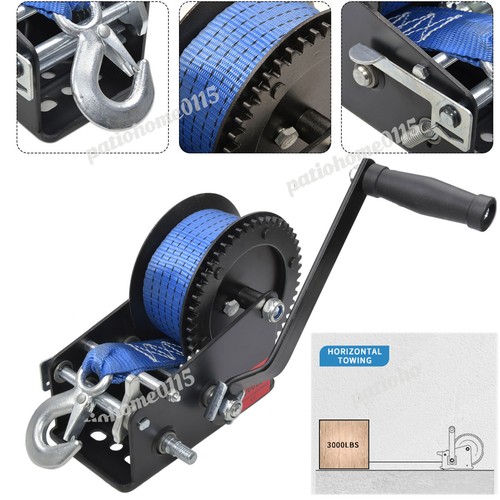 Boat trailer winch 3000lbs - boat,