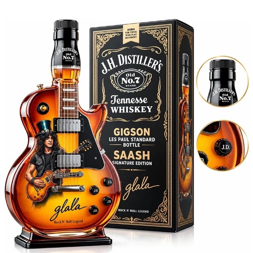 Guitar shaped bottle tennessee - shaped,