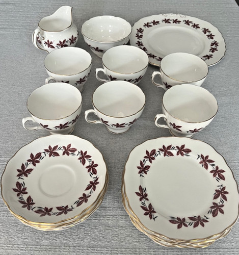 Colclough bone china tea set