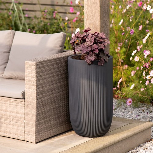 Strata pacific tall round pot - round,