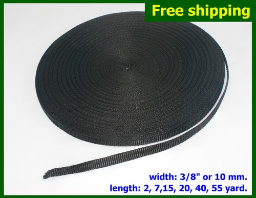 Black nylon webbing - nylon,