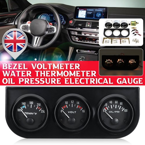 52mm car triple gauge - 2'',