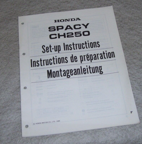 Honda spacy ch250 scooter - honda,