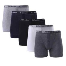 6 Mens Boxer Shorts Soft