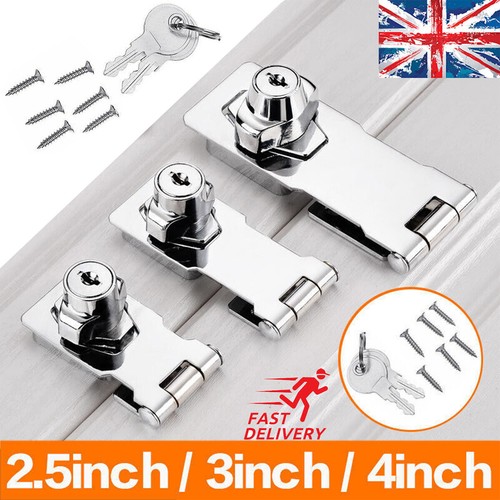 Locking hasp and staple - and,
