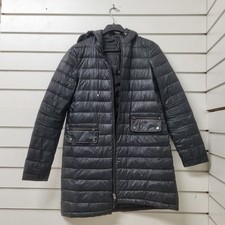 ZARA BASIC Long Quilted Coat