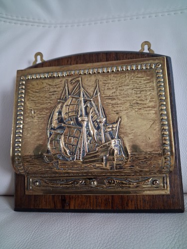 Antique brass galleon - , ship