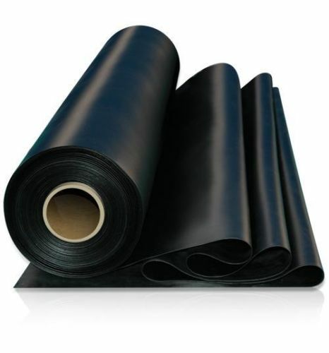 Black solid neoprene - black,