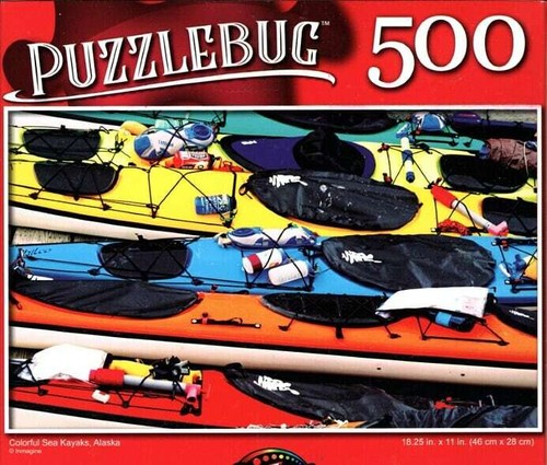Colorful sea kayaks alaska - colorful,