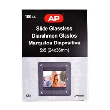 AP SLIDE MOUNTS 35MM PACK 100 5X5 24x36MM CSII GLASSLESS