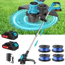For Makita Cordless Grass Trimmer And Brush Cutter With 2 Batteries And Charger