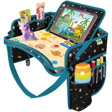 Kids Car Seat Travel Tray - Activity Tray Table For Toddler - Baby Travel Desk