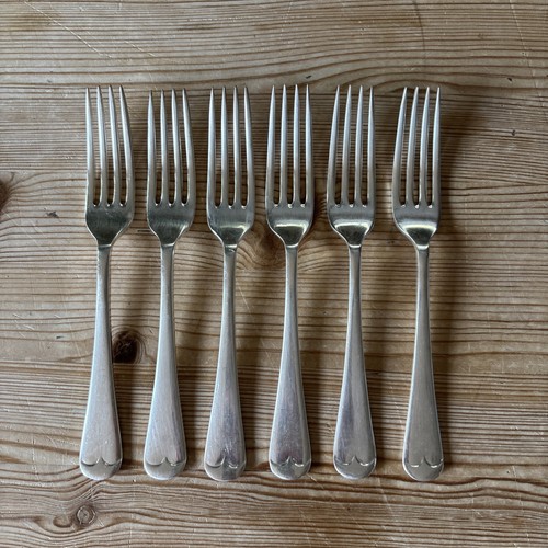 Silver plate dessert - silver, forks