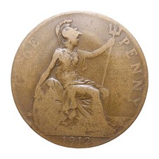 1912 Great Britain 1 Penny –