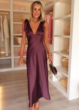 ZARA : Satin Midi Dress with Bows : 8995/331 | *UK Buyers_No Import Fees* |