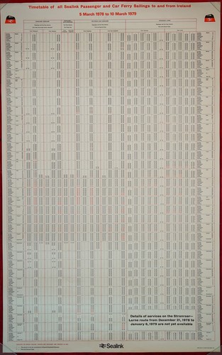 Sealink timetable car - sealink,