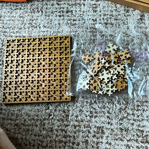 Wooden interlocking jigsaw - interlocking,