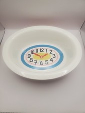 Clock  Large Pie Dish By Cath Kidston Dishwasher/Microwave Safe