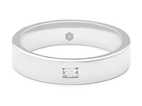 Platinum mens plain wedding - plain,